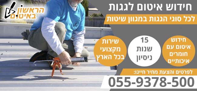 חידוש איטום גג